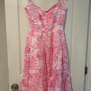 Amanda Uprichard Midi Pink Dress